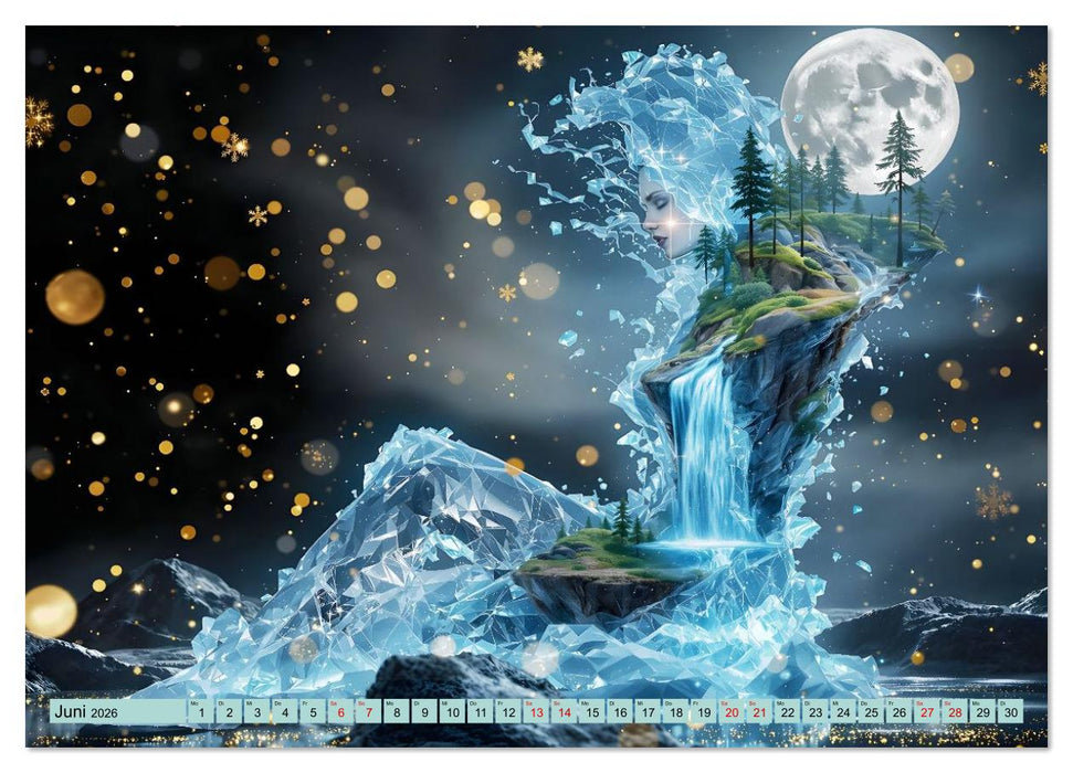 Magische Quelle des Lebens (CALVENDO Wandkalender 2026)