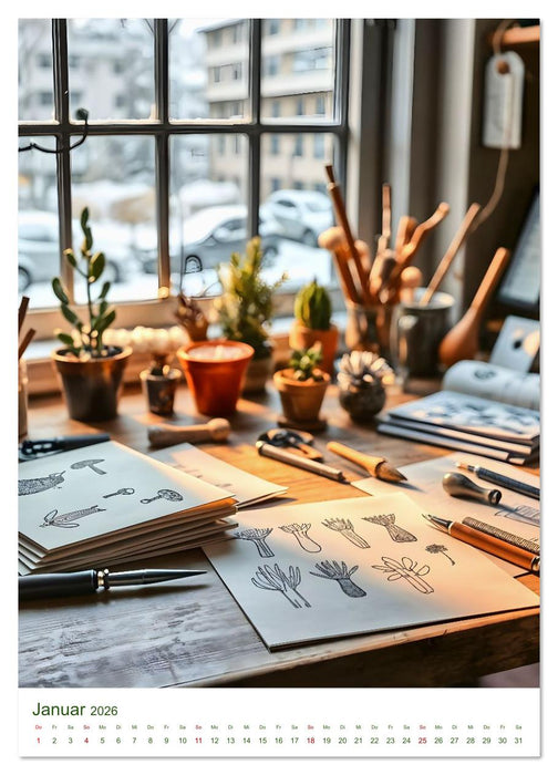 Wo Städte atmen - Urbanen Oasen im Wandel der Jahreszeit (CALVENDO Wandkalender 2026)