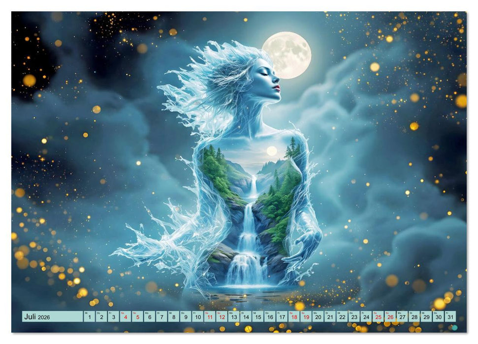Magische Quelle des Lebens (CALVENDO Premium Wandkalender 2026)