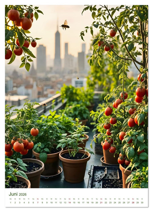 Wo Städte atmen - Urbanen Oasen im Wandel der Jahreszeit (CALVENDO Premium Wandkalender 2026)