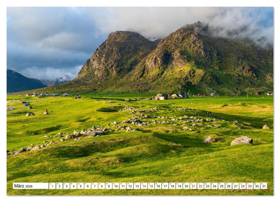 Lofoten - Norwegische Trauminseln (CALVENDO Wandkalender 2026)