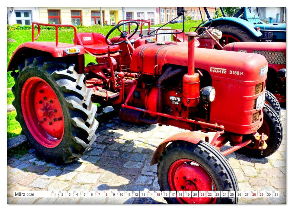 TRECKER PARADE - Historische Traktoren in Glückstadt an der Elbe (CALVENDO Wandkalender 2026)