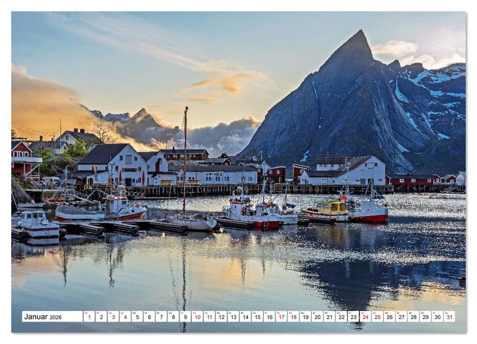 Lofoten - Norwegische Trauminseln (CALVENDO Premium Wandkalender 2026)