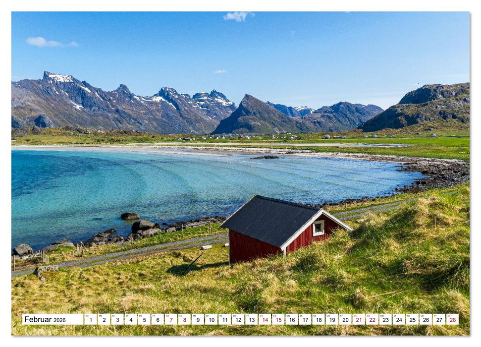 Lofoten - Norwegische Trauminseln (CALVENDO Premium Wandkalender 2026)