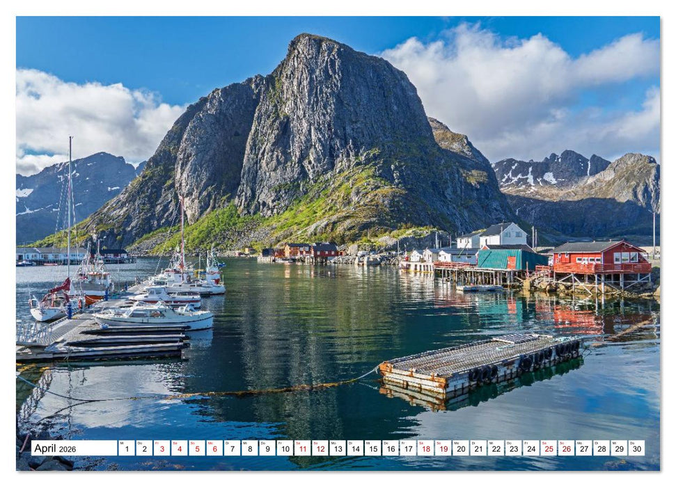 Lofoten - Norwegische Trauminseln (CALVENDO Premium Wandkalender 2026)