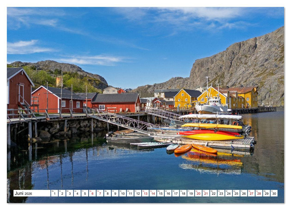 Lofoten - Norwegische Trauminseln (CALVENDO Premium Wandkalender 2026)