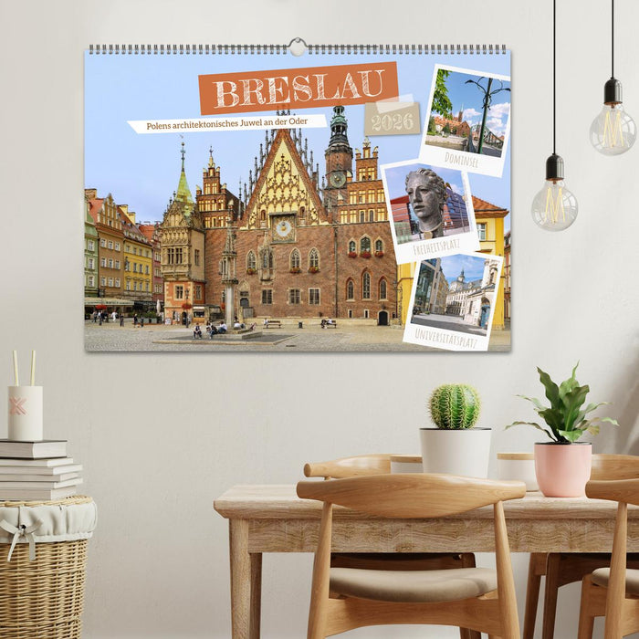 Breslau. Polens architektonisches Juwel an der Oder (CALVENDO Wandkalender 2026)