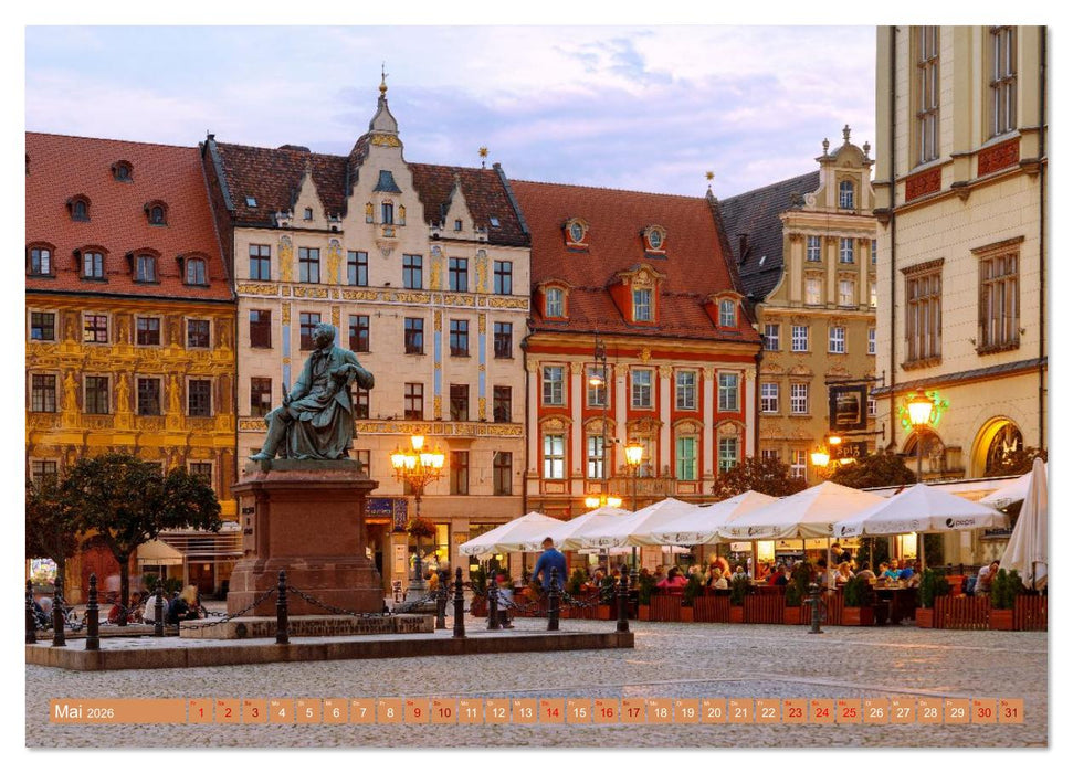 Breslau. Polens architektonisches Juwel an der Oder (CALVENDO Wandkalender 2026)