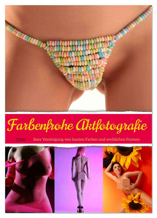 Farbenfrohe Aktfotografie (CALVENDO Wandkalender 2026)