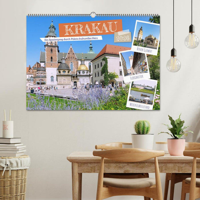 Krakau. Ein Spaziergang durch Polens kulturelles Herz (CALVENDO Wandkalender 2026)