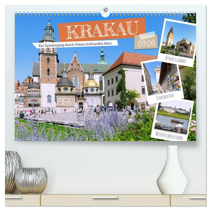 Krakau. Ein Spaziergang durch Polens kulturelles Herz (CALVENDO Premium Wandkalender 2026)