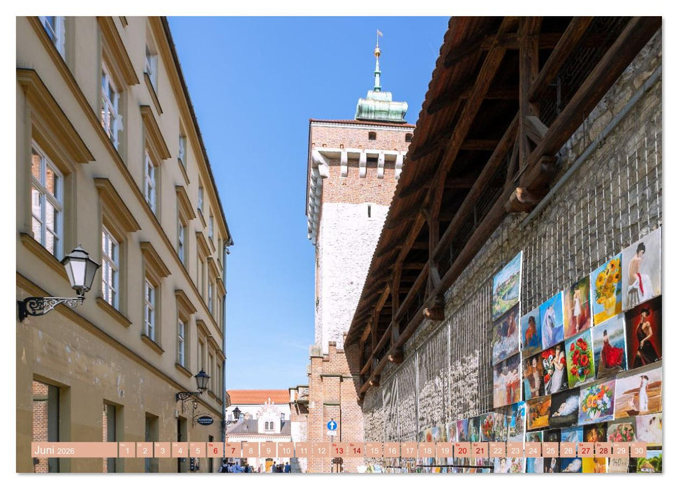 Krakau. Ein Spaziergang durch Polens kulturelles Herz (CALVENDO Premium Wandkalender 2026)