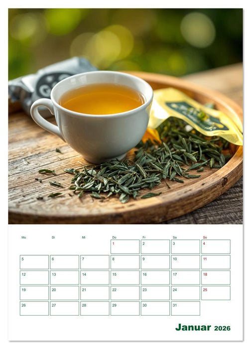 Tee-Reise - Entdeckungen aus aller Welt (CALVENDO Wandkalender 2026)