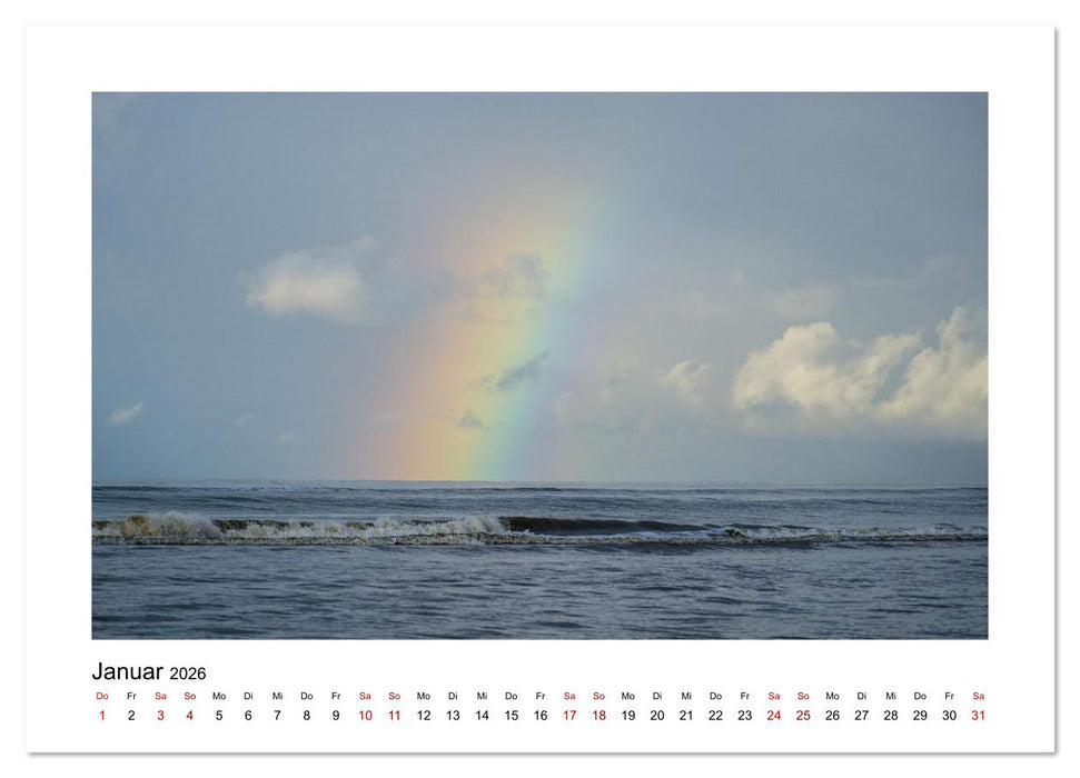 Juist Strandmomente (CALVENDO Wandkalender 2026)