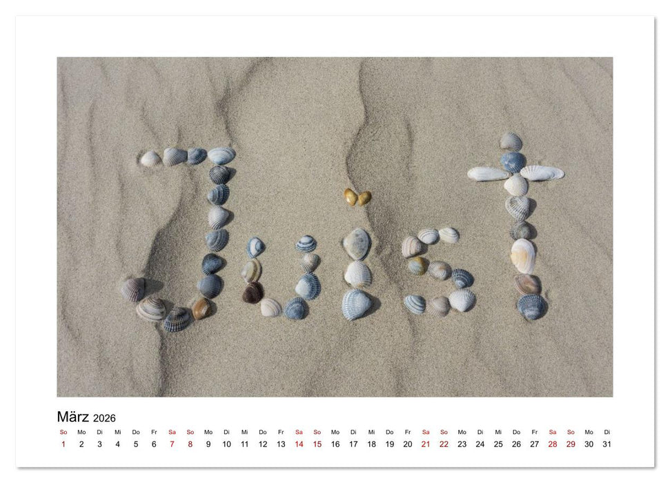 Juist Strandmomente (CALVENDO Wandkalender 2026)