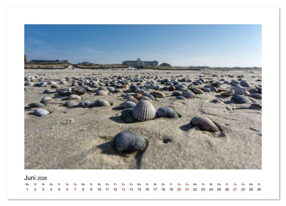 Juist Strandmomente (CALVENDO Wandkalender 2026)