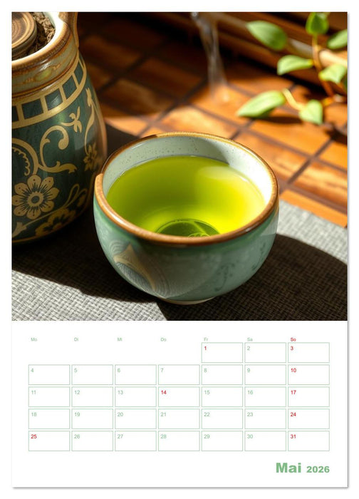 Tee-Reise - Entdeckungen aus aller Welt (CALVENDO Premium Wandkalender 2026)