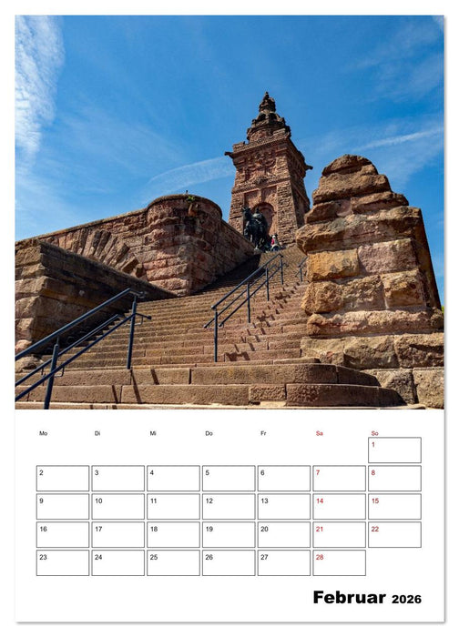 Kyffhäuser Denkmal - Terminplaner (CALVENDO Wandkalender 2026)