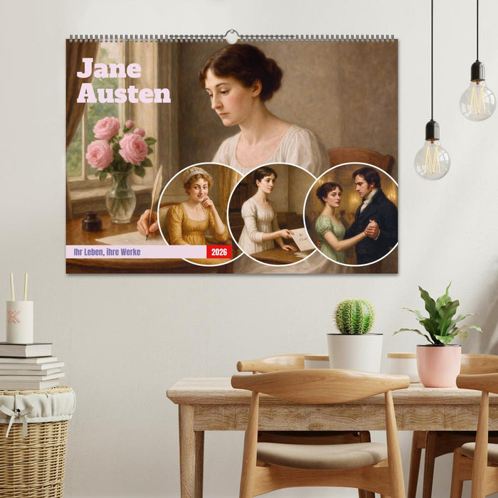 Jane Austen (CALVENDO Wandkalender 2026)