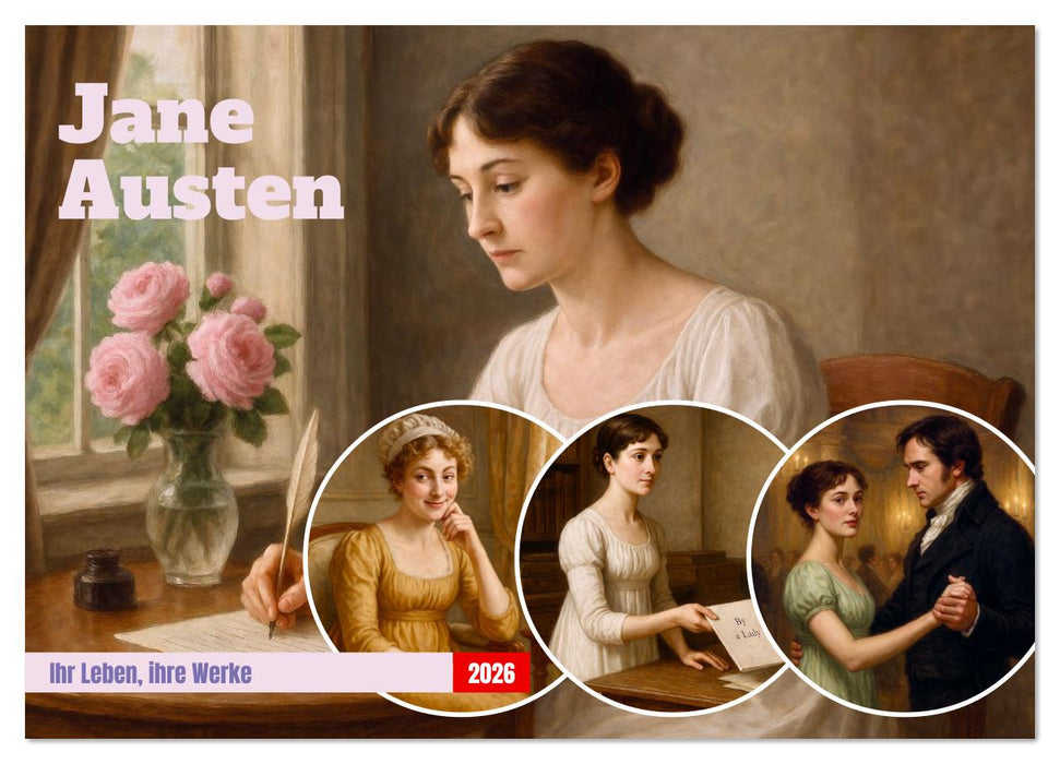 Jane Austen (CALVENDO Wandkalender 2026)