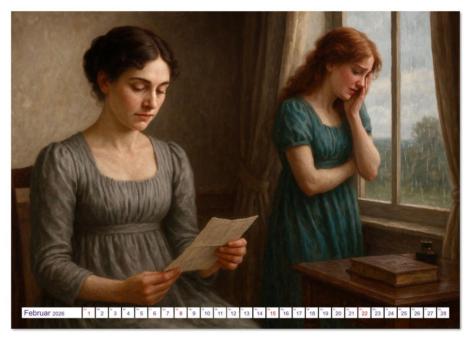 Jane Austen (CALVENDO Wandkalender 2026)
