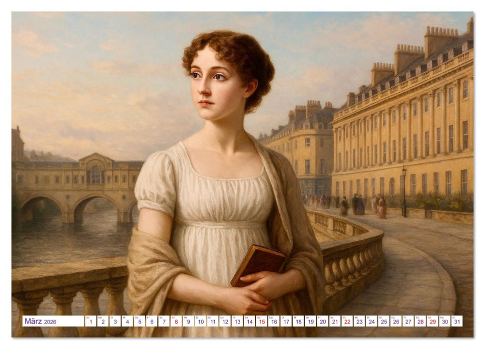 Jane Austen (CALVENDO Wandkalender 2026)