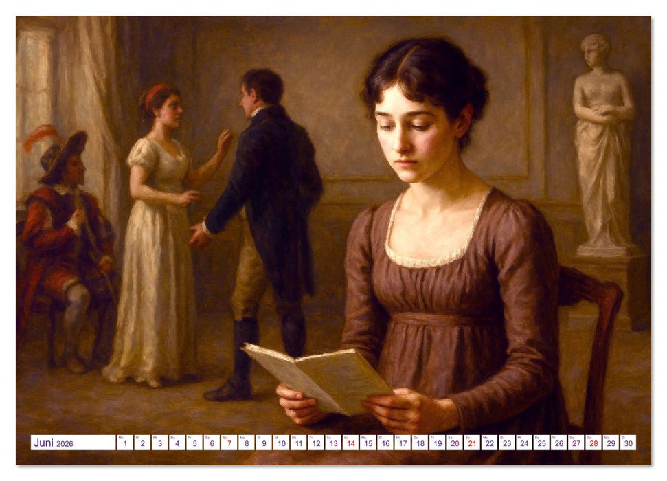 Jane Austen (CALVENDO Wandkalender 2026)