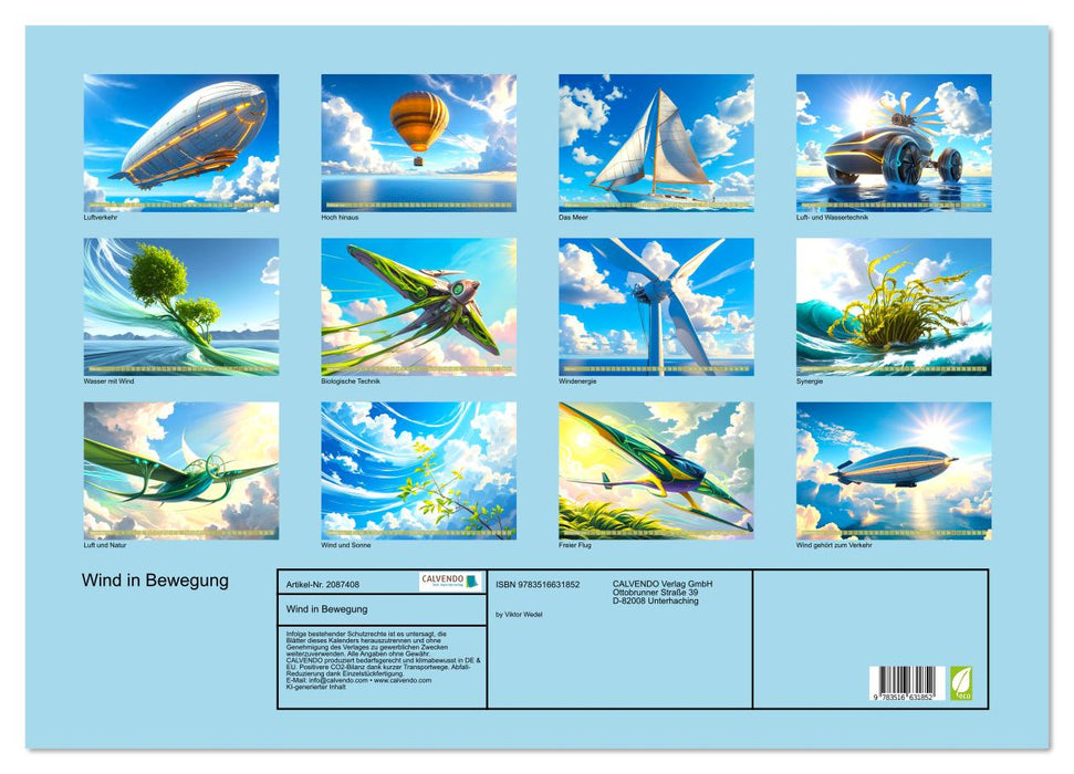 Wind in Bewegung (CALVENDO Wandkalender 2026)