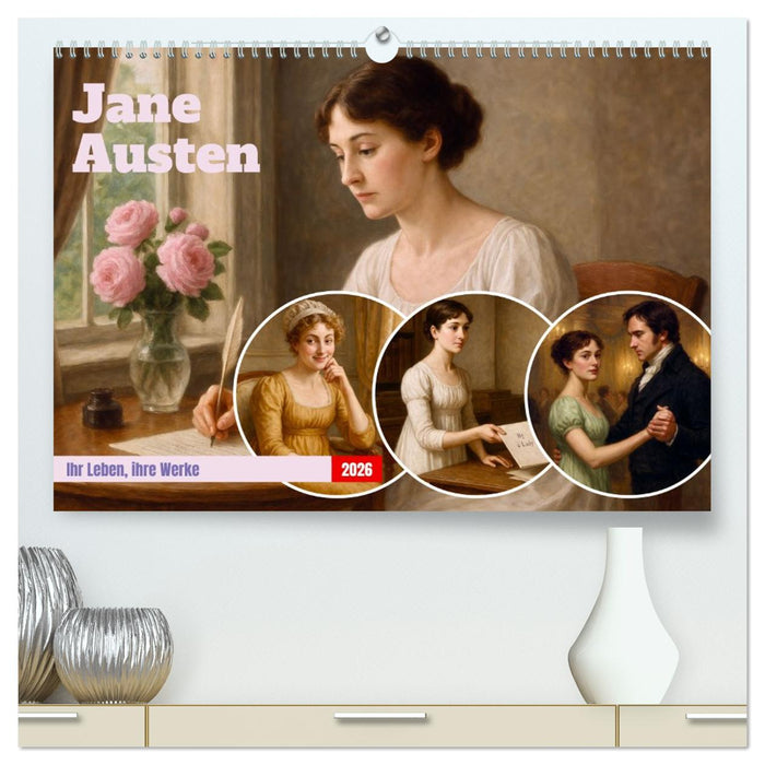 Jane Austen (CALVENDO Premium Wandkalender 2026)
