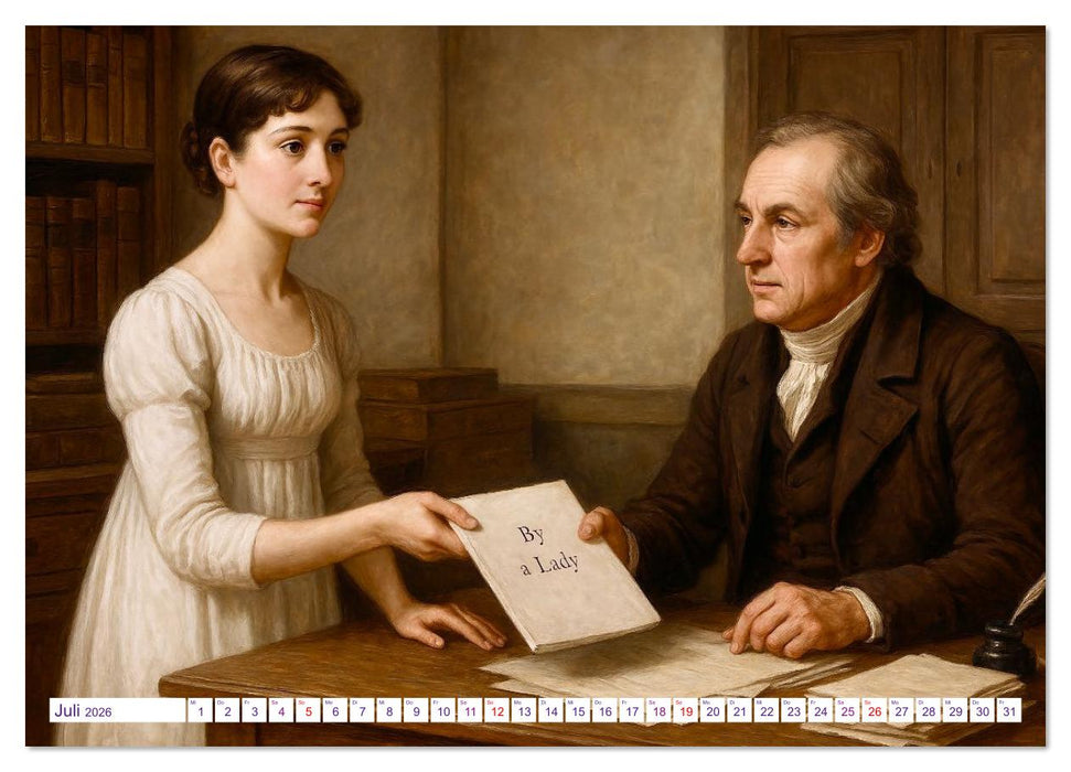 Jane Austen (CALVENDO Premium Wandkalender 2026)