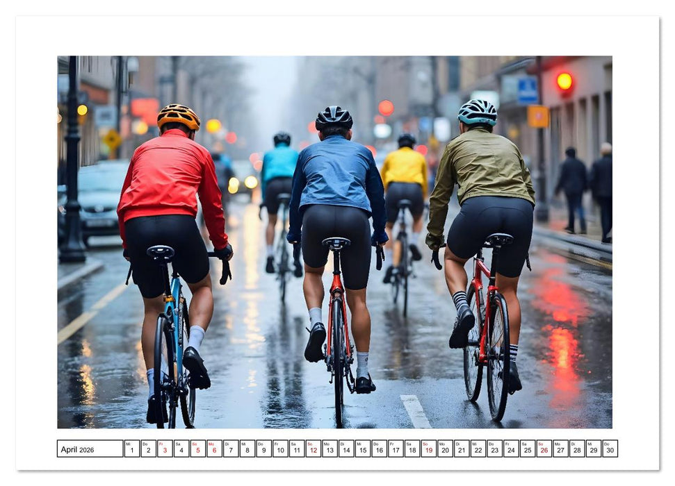 Kilometerkiller - Rennrad-Power im Jahresverlauf (CALVENDO Premium Wandkalender 2026)