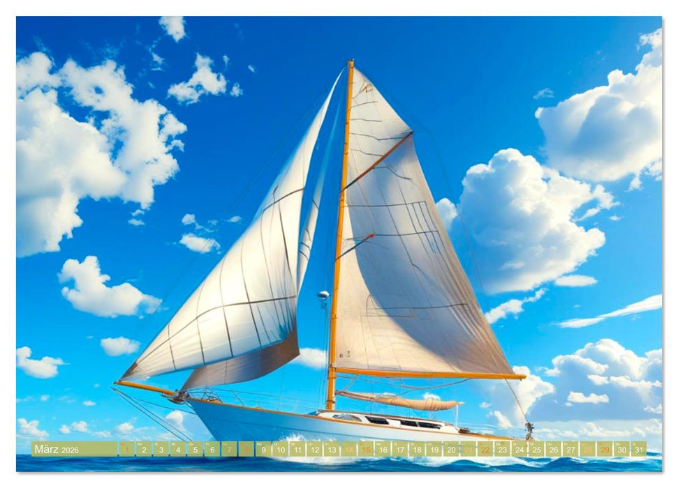 Wind in Bewegung (CALVENDO Premium Wandkalender 2026)