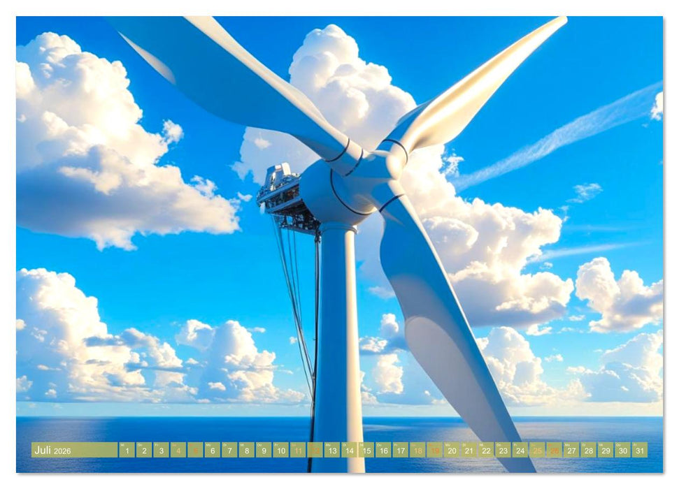 Wind in Bewegung (CALVENDO Premium Wandkalender 2026)