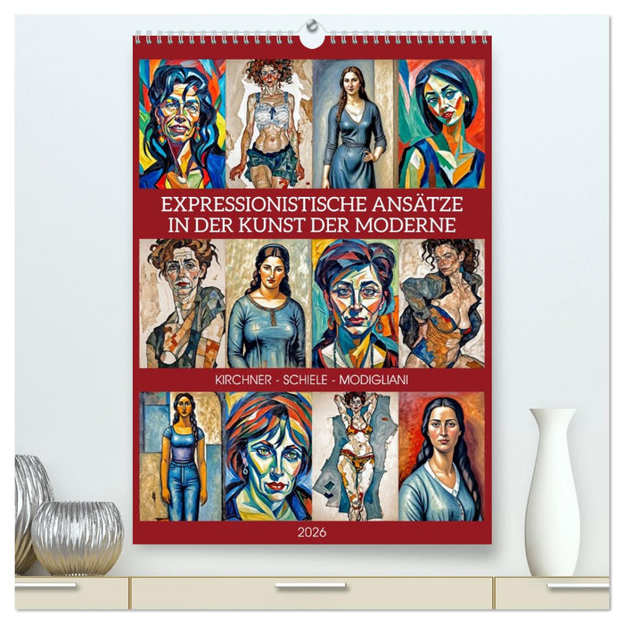 Expressionistische Ansätze in der Kunst der Moderne (CALVENDO Premium Wandkalender 2026)
