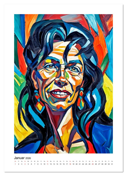 Expressionistische Ansätze in der Kunst der Moderne (CALVENDO Premium Wandkalender 2026)