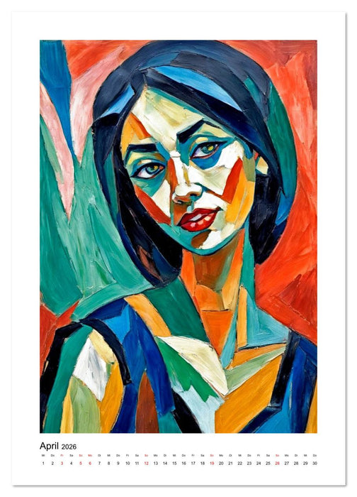 Expressionistische Ansätze in der Kunst der Moderne (CALVENDO Premium Wandkalender 2026)