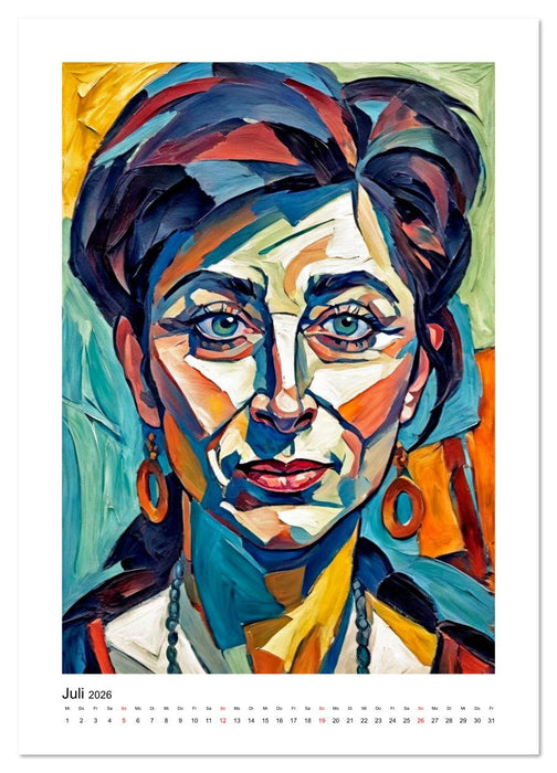 Expressionistische Ansätze in der Kunst der Moderne (CALVENDO Premium Wandkalender 2026)