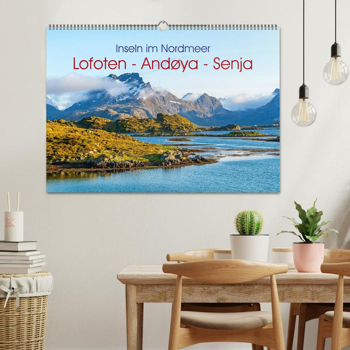 Inseln im Nordmeer - Lofoten-Andøya-Senja (CALVENDO Wandkalender 2026)