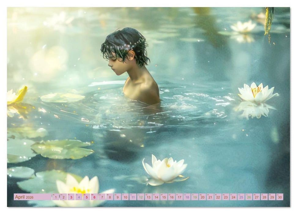 Zarte idyllische Werke - Fantasievolle Kreationen (CALVENDO Wandkalender 2026)