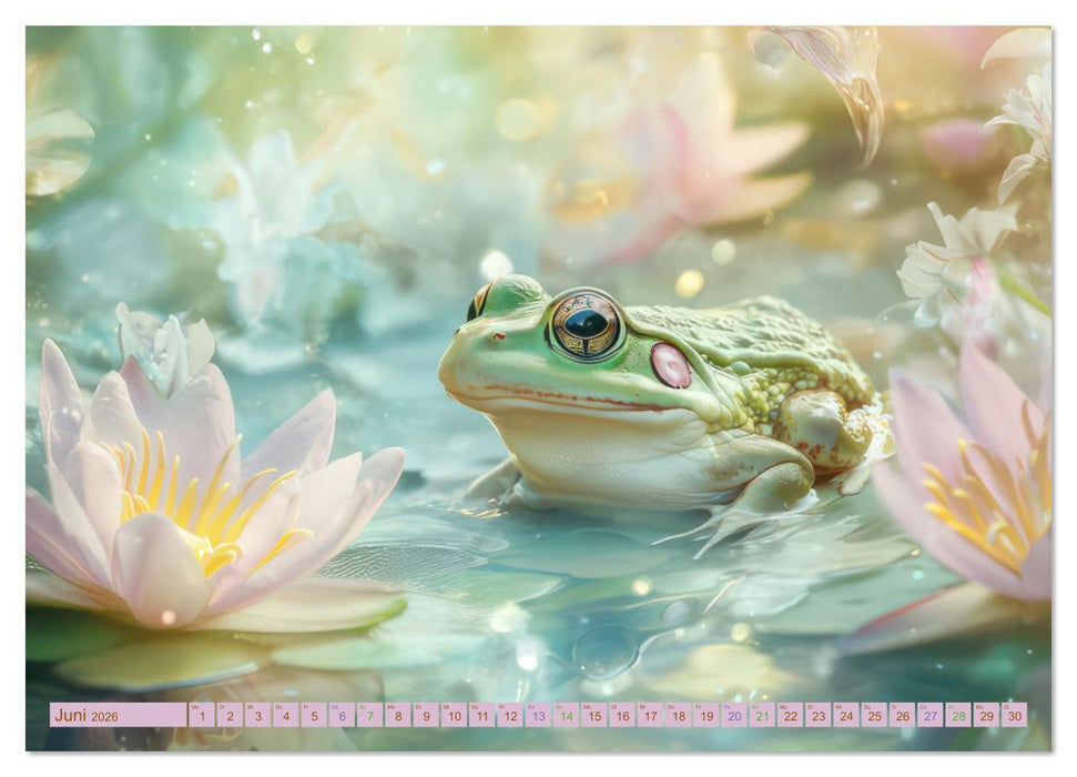 Zarte idyllische Werke - Fantasievolle Kreationen (CALVENDO Premium Wandkalender 2026)