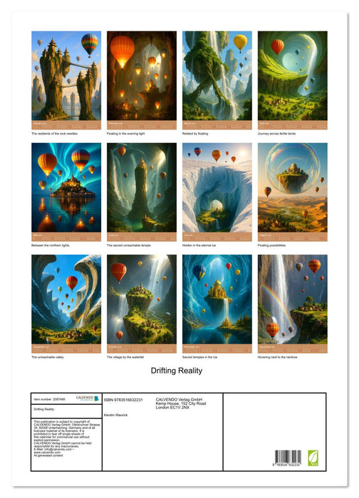 Drifting Reality (CALVENDO Monthly Calendar 2026)