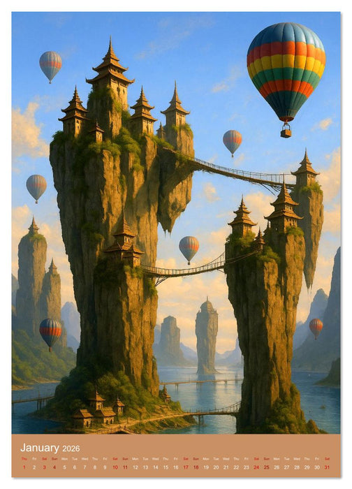 Drifting Reality (CALVENDO Monthly Calendar 2026)