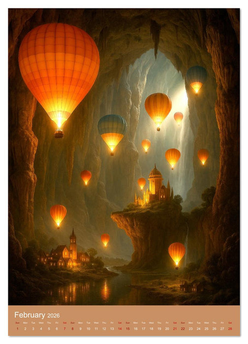 Drifting Reality (CALVENDO Monthly Calendar 2026)