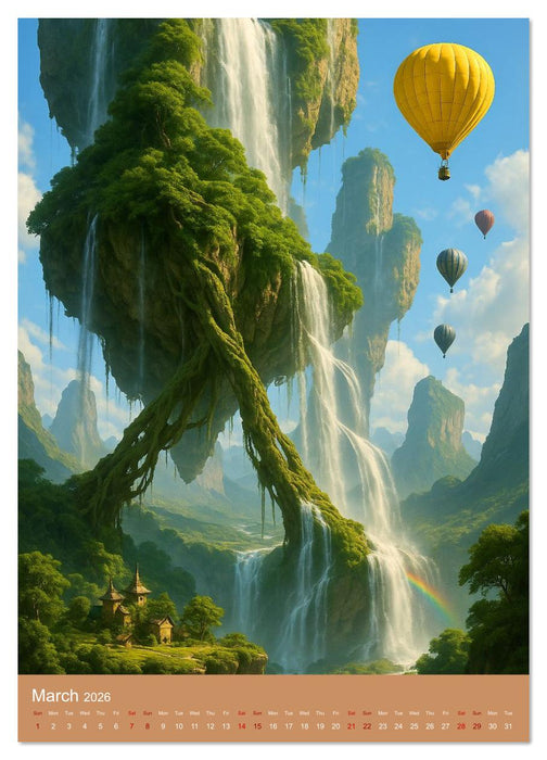 Drifting Reality (CALVENDO Monthly Calendar 2026)