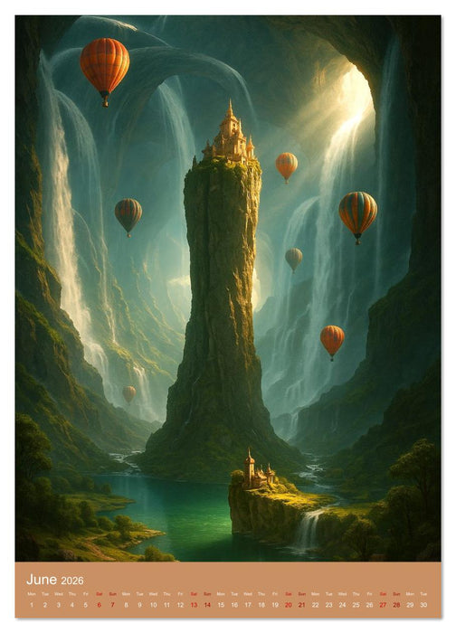 Drifting Reality (CALVENDO Monthly Calendar 2026)