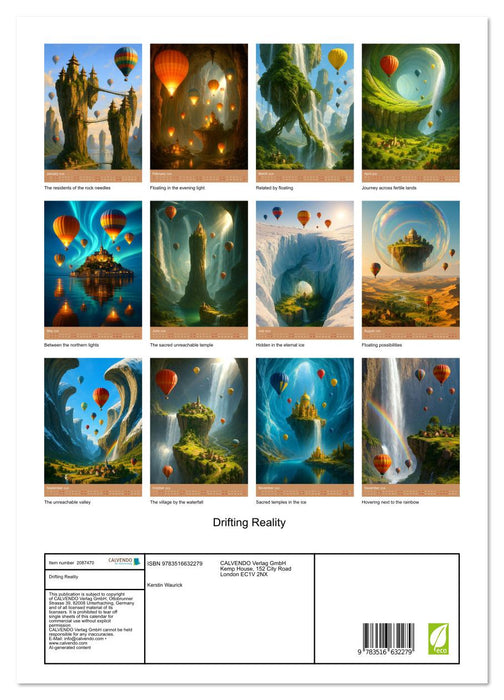 Drifting Reality (CALVENDO Premium-Calendar 2026)