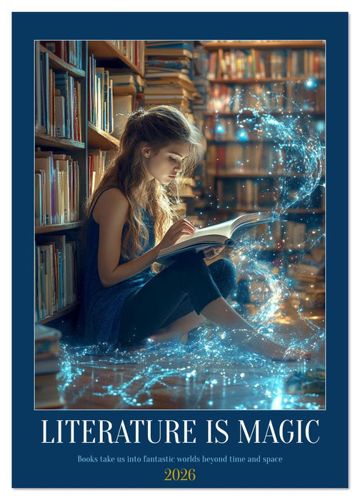 Literature is Magic (CALVENDO Monthly Calendar 2026)