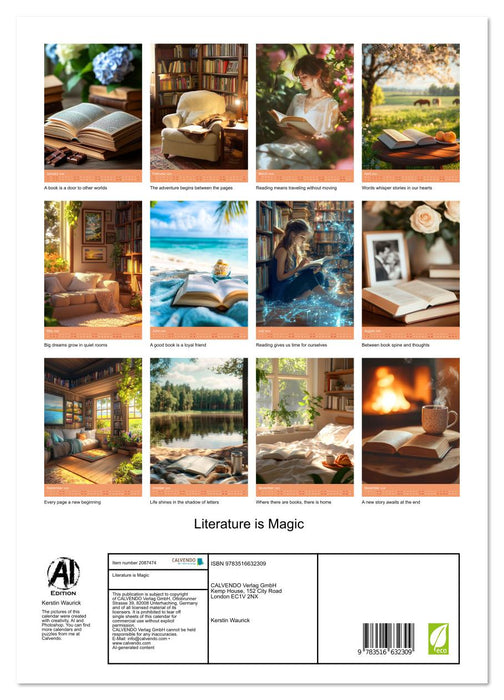 Literature is Magic (CALVENDO Premium-Calendar 2026)