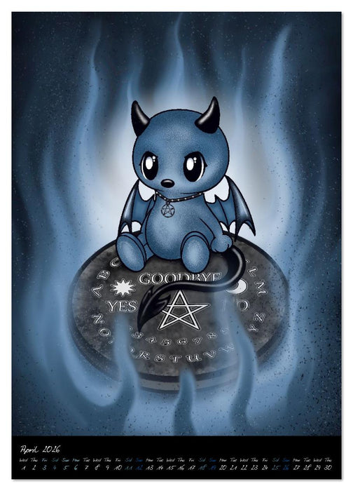 Gothic Fantasy Animals (CALVENDO Monthly Calendar 2026)