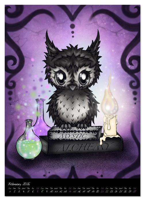 Gothic Fantasy Animals (CALVENDO Premium-Calendar 2026)